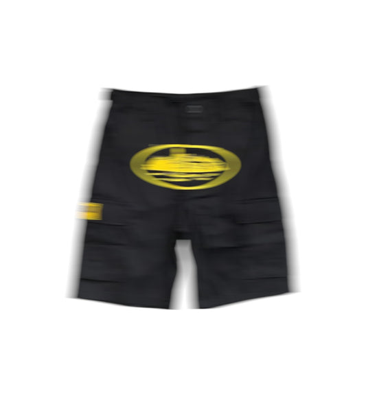 Cargo Shorts - Black/Yellow