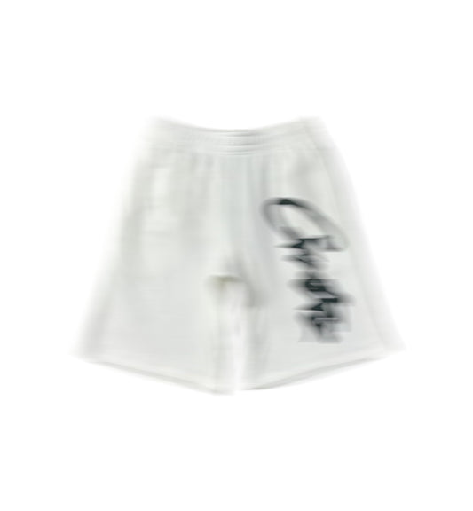 CZ Cotton Shorts - White